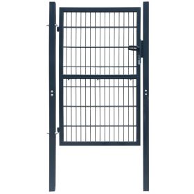 2D Fence Gate (Single) Anthracite Gray 41.7"x74.8"