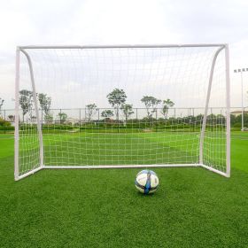 8' x 5' Soccer Goal Football W/Net Straps Anchor Ball Training Sets With Frame