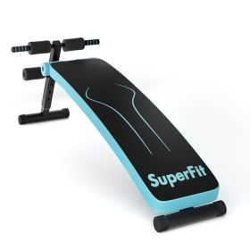 Integrated-Style Folding Weight Bench Adjustable Sit-up Board Workout Slant Bench