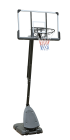 Height Adjustable Basketball Hoop, 7.5 to 10ft Adjustable Basketball Stand with 44 Inch Backboard (Color: as Pic)