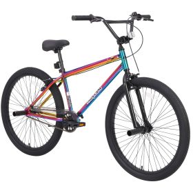 Freestyle Kids Bike Double Disc Brakes 26 Inch Single Speed Children's Bicycle for Boys Girls Age 12+ Years (Color: as Pic)
